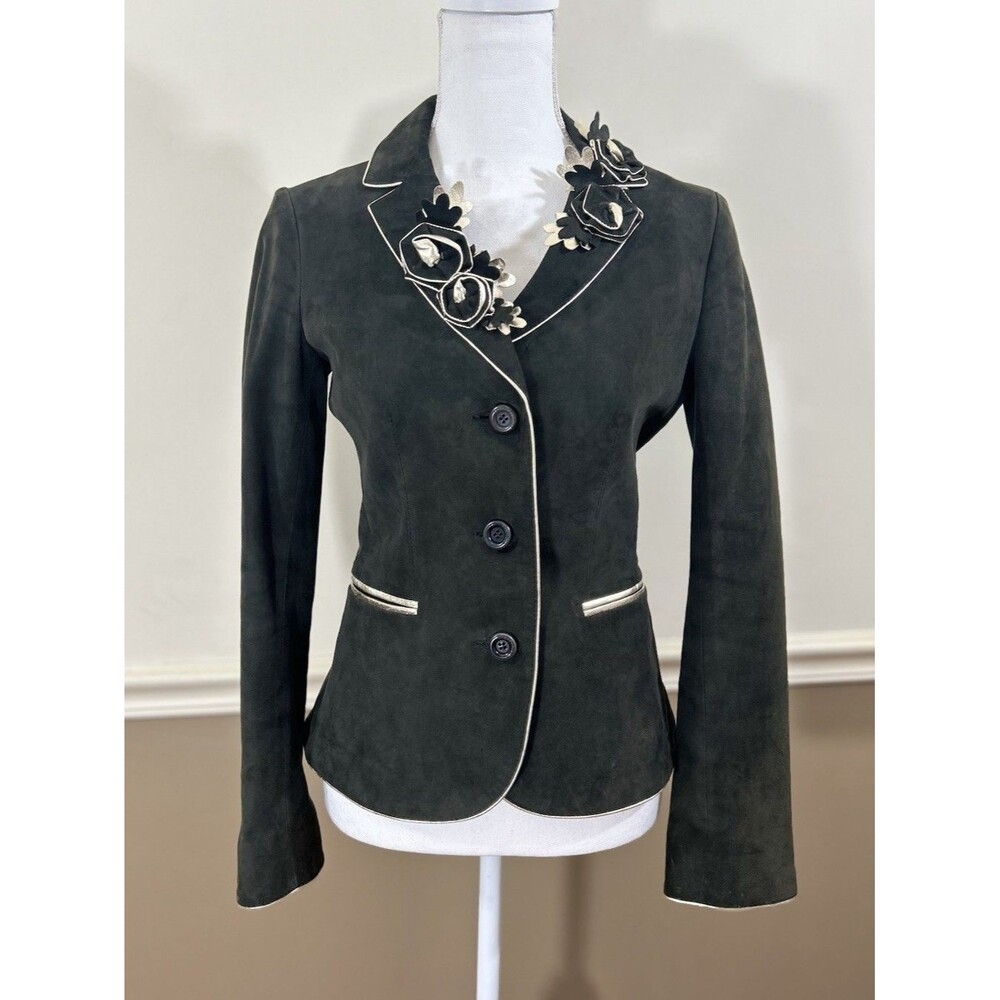 Vintage Moschino Cheap & Chic Suede Jacket Aeffe Spa c. 1990's